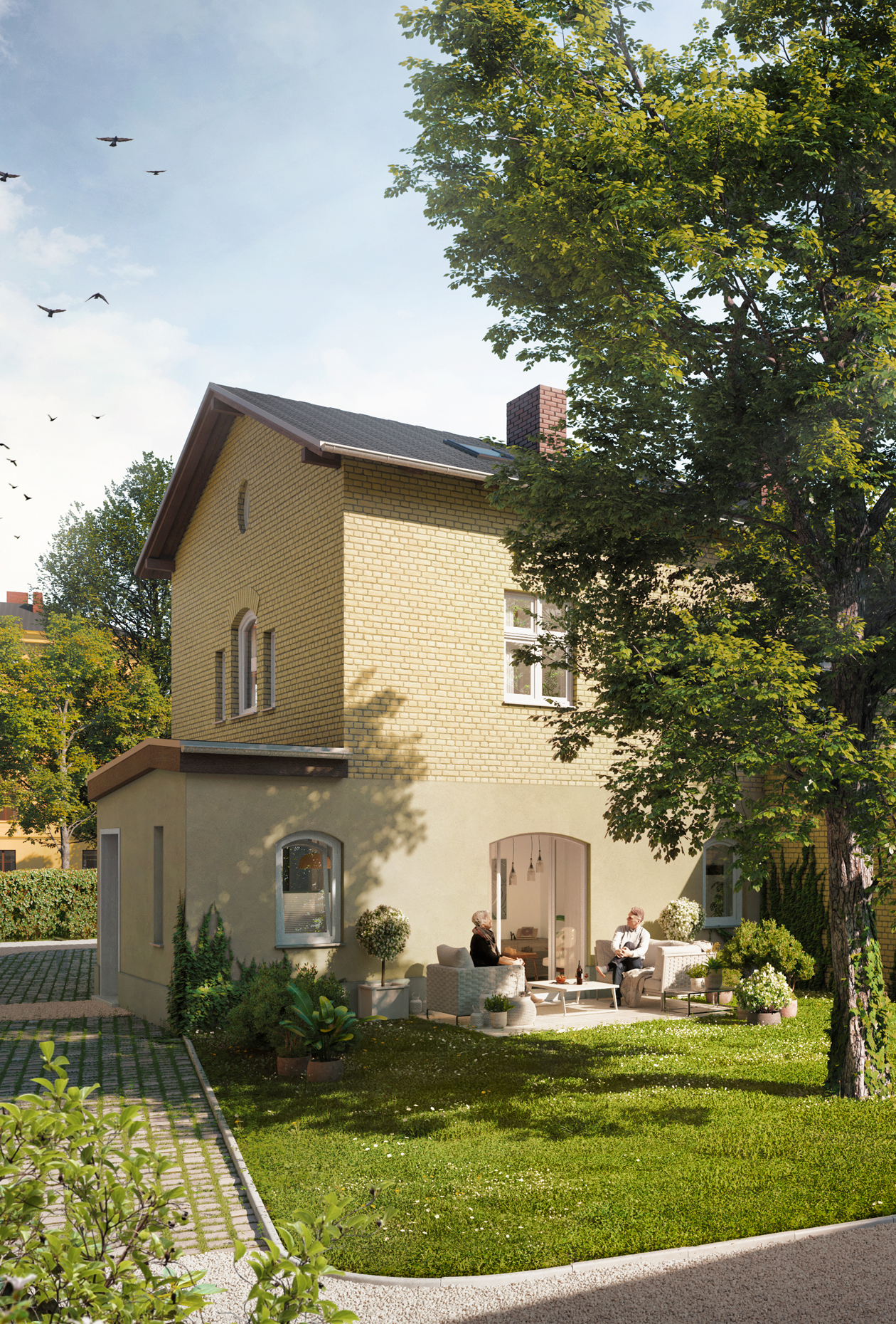 TIAMO Potsdam – Remise Julia mit 3 Eigentumswohnungen in Bauabschnitt I