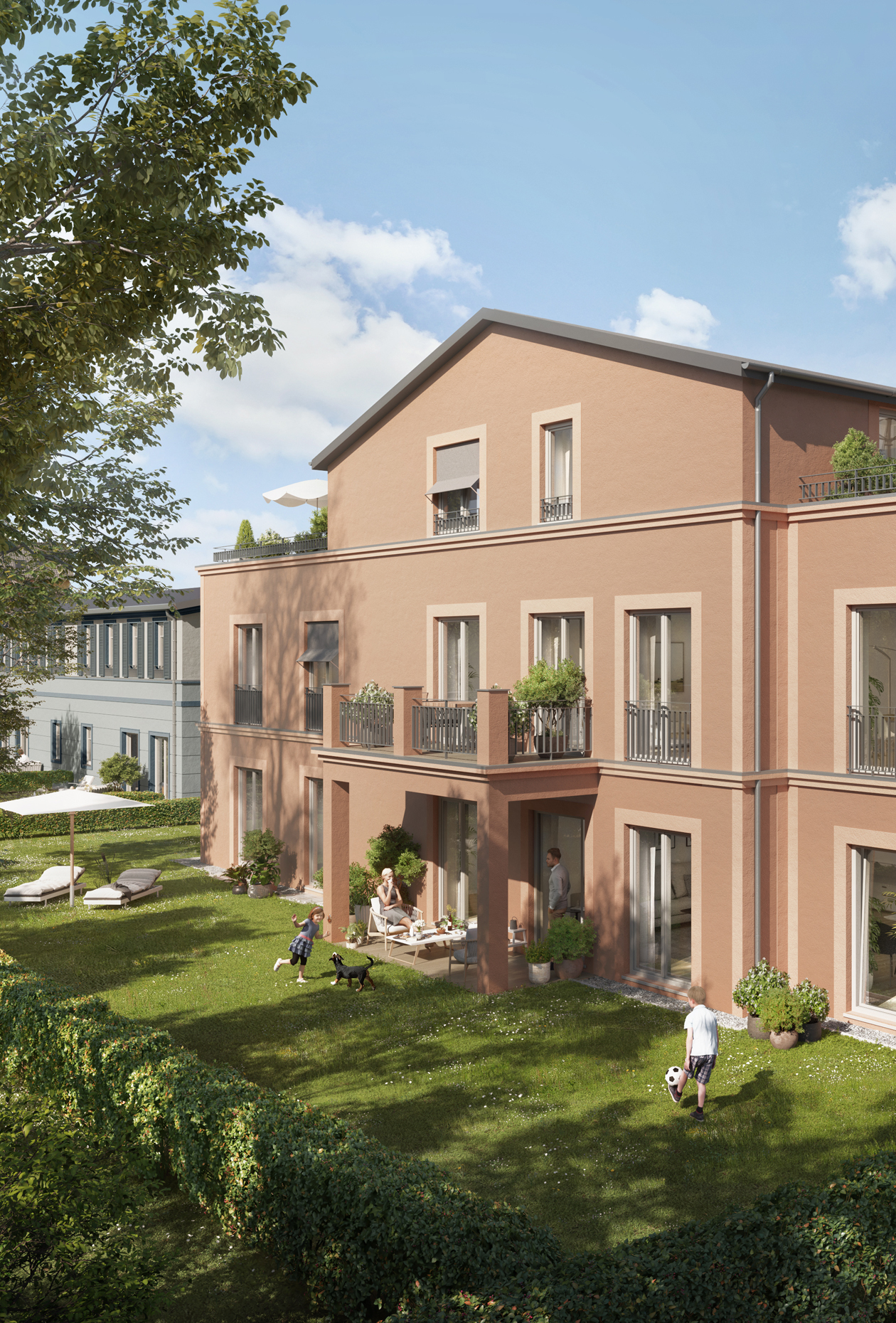 TIAMO Potsdam – Gartenhaus West Urbana mit 6 Eigentumswohnungen in Bauabschnitt 2