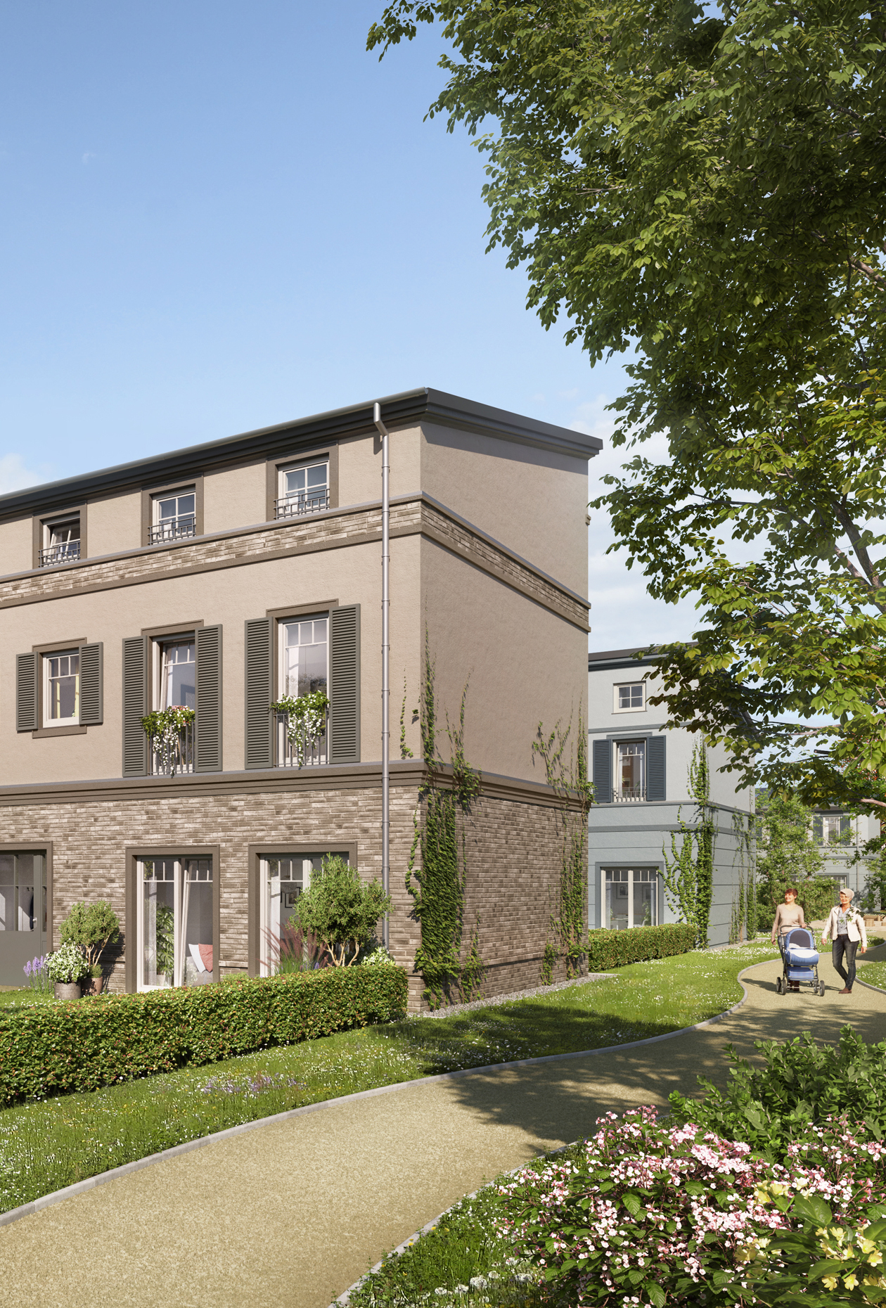 TIAMO Potsdam – Remise Toskana Grande mit 2 Eigentumswohnungen in Bauabschnitt 2
